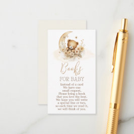 Teddy Bear Boeken voor Baby Boy Kaart
