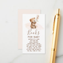 Teddy Bear Boeken voor Baby Kaart