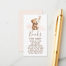 Teddy Bear Boeken voor Baby Kaart