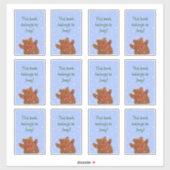 Teddy Bear Boekplaten Sticker (Vel)