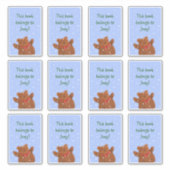 Teddy Bear Boekplaten Sticker (Voorkant)