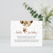 Teddy Bear Book Request Baby shower Enclosure (Staand voorkant)