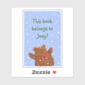 Teddy Bear Bookplaat Sticker (Vel)