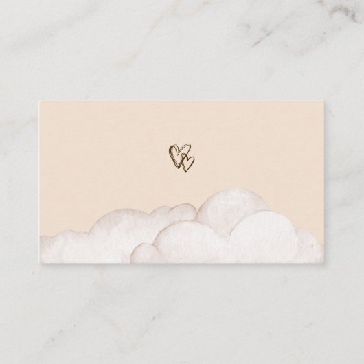 Teddy Bear Books for Baby shower Request Informatiekaartje (Achterkant)