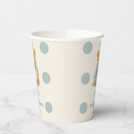 Teddy Bear Boy Baby shower papieren bekers