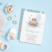 Teddy Bear Boy Baby shower Uitnodiging