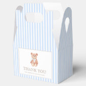 Teddy Bear Boy Classic Baby shower Bedankdoosjes (Geopend)