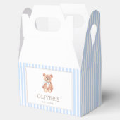 Teddy Bear Boy Classic Baby shower Bedankdoosjes (Geopend)