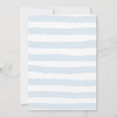 Teddy Bear Boy groen bladeren Baby shower Kaart (Achterkant)