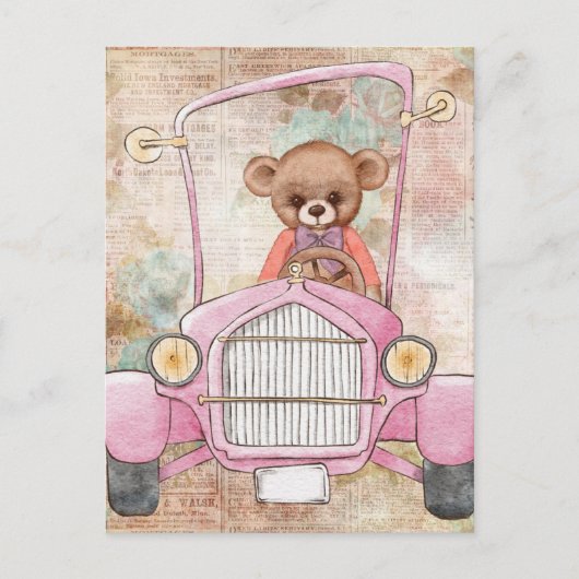 Teddy Bear Briefkaart (Voorkant)