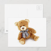 Teddy Bear Briefkaart (Voorkant / Achterkant)