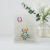 Teddy Bear Briefkaart (Staand voorkant)