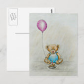 Teddy Bear Briefkaart (Voorkant / Achterkant)