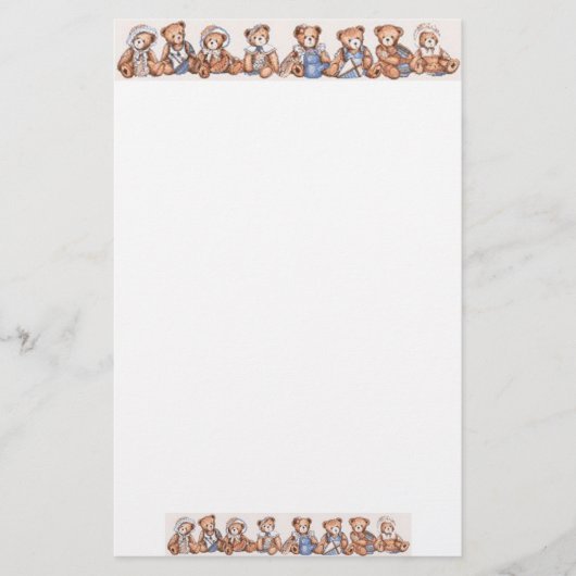 Teddy Bear Briefpapier (Voorkant)