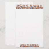 Teddy Bear Briefpapier (Voorkant / Achterkant)