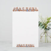 Teddy Bear Briefpapier (Staand voorkant)