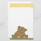 Teddy Bear Briefpapier (Voorkant / Achterkant)