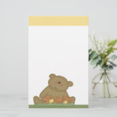 Teddy Bear Briefpapier (Staand voorkant)