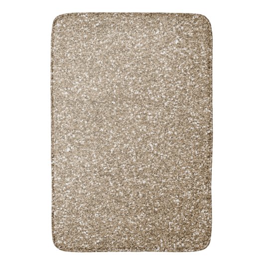 Teddy Bear Brown Glitter      Badmat (Voorkant Verticaal)