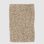 Teddy Bear Brown Glitter      Golfhanddoek (Voorkant)