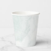 Teddy Bear Brown Sage Green Balloons Baby Papieren Bekers (Achterkant)