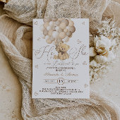 Teddy Bear Bruin Neutrale Ballonnen Geslacht Onthu Kaart