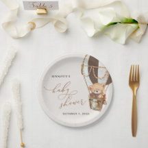 Teddy Bear, Bruine Hete Luchtballon, Baby shower