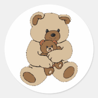 Teddy Bear Buddies Ronde Sticker