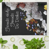 Teddy Bear Buddies - Vrienden helpen bij het afwas Theedoek (Gevouwen)