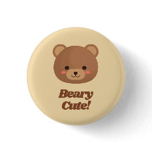 Teddy Bear Button