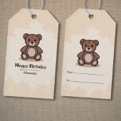 Teddy Bear Cadeaulabel