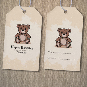 Teddy Bear Cadeaulabel