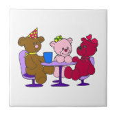 Teddy Bear Cafe Tegeltje (Voorkant)