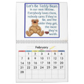 Teddy Bear Calendar Kalender (Feb 2027)