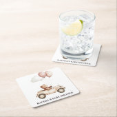 Teddy Bear Car Baby shower Onderzetter (Insitu)