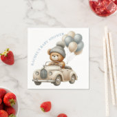  Teddy Bear Car Baby shower servet (Insitu)