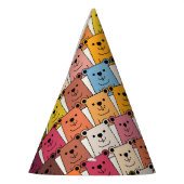 Teddy Bear Cartoon Feesthoedjes (Links)