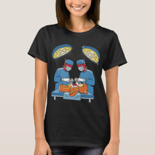 Teddy Bear Chirurgie Minimalistisch Ontworpen T-sh T-shirt