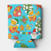 Teddy Bear Christmas: Kind-vriendelijk. Blikjeskoeler (Achterkant)