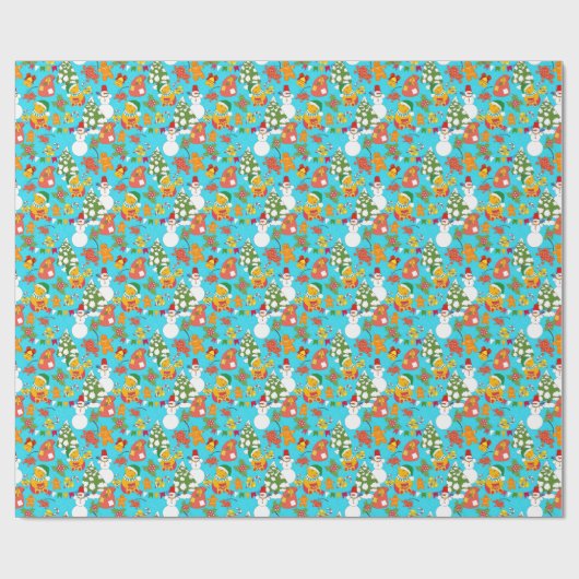 Teddy Bear Christmas: Kind-vriendelijk. Cadeaupapier (Vlak)