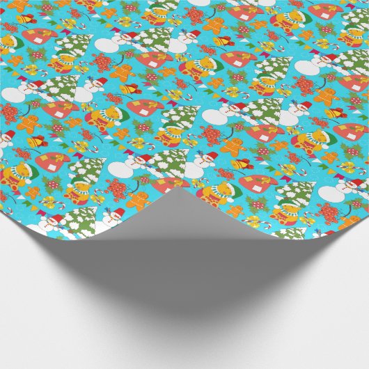 Teddy Bear Christmas: Kind-vriendelijk. Cadeaupapier (Hoek)