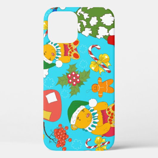 Teddy Bear Christmas: Kind-vriendelijk. Case-Mate iPhone Case (Achterkant)