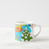 Teddy Bear Christmas: Kind-vriendelijk. Espresso Kop (Rechts)