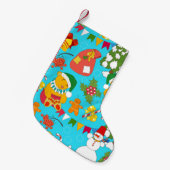 Teddy Bear Christmas: Kind-vriendelijk. Kleine Kerstsok (Voorkant (Hangend))