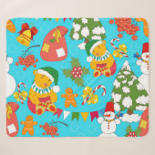 Teddy Bear Christmas: Kind-vriendelijk. Sherpa Deken (Voorkant (horizontaal))