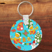 Teddy Bear Christmas: Kind-vriendelijk. Sleutelhanger (Voorkant)
