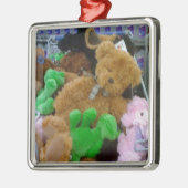 **TEDDY BEAR* CHRISTMAS ORNAMENT (Links)