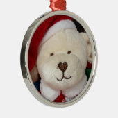 TEDDY BEAR CHRISTMAS ORNAMNET METALEN ORNAMENT (Rechts)