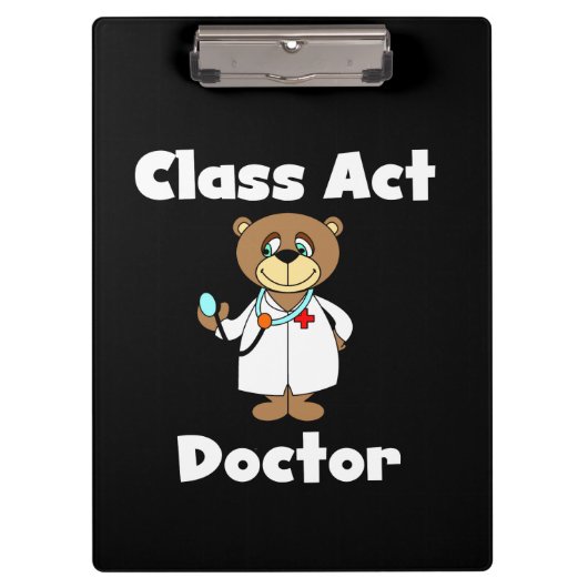 Teddy Bear Class Act Doctor Klembord (Voorkant)