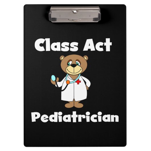 Teddy Bear Class Act Kinderarts Klembord (Voorkant)